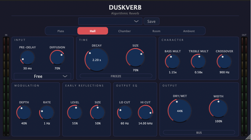 DuskVerb screenshot